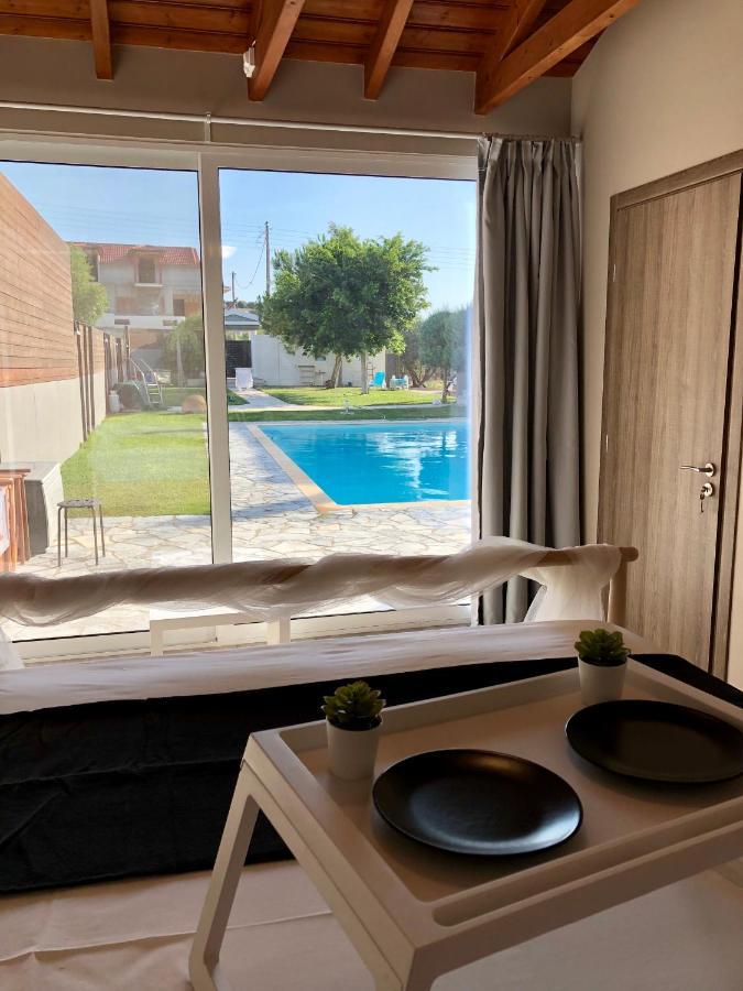 Willa Sunlit Pool House Posidhonía Zewnętrze zdjęcie