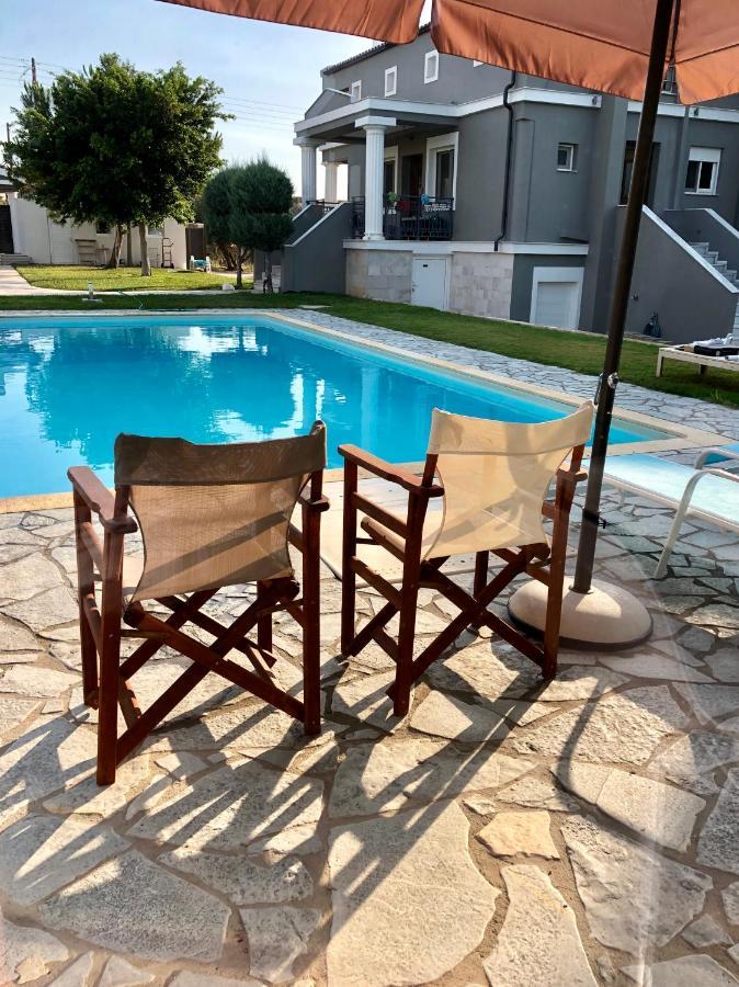 Willa Sunlit Pool House Posidhonía Zewnętrze zdjęcie